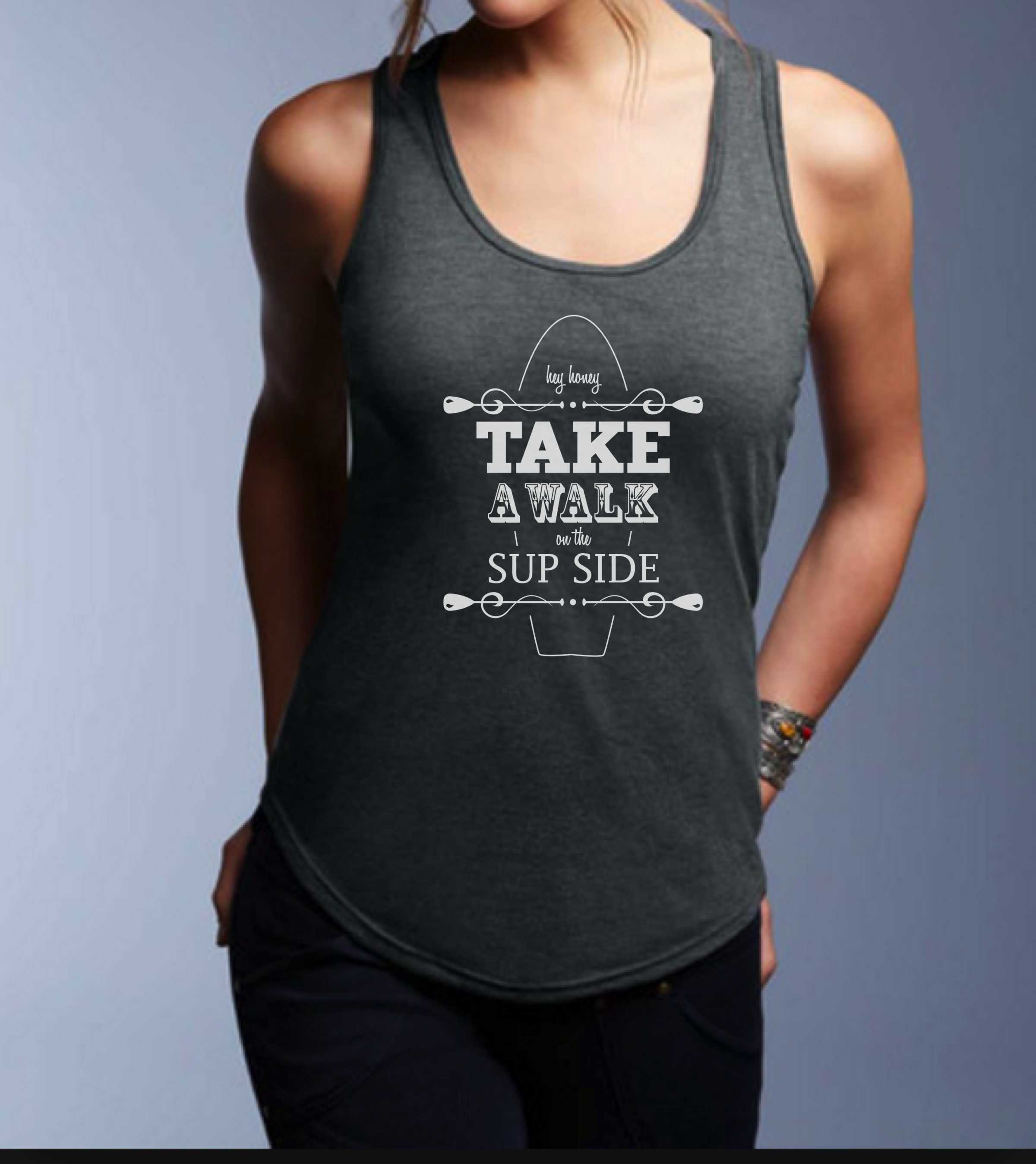 Camisole "Take a walk on the SUP side" 4 couleurs