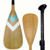 Pagaie Vamo Carbone - fibre de verre Ajustable - Bamboo / Choix de Couleur