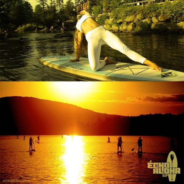 25 août: SUP fitness/yoga et balade au coucher du soleil-Club bon voisin-Lac des 14 iles