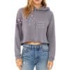 Hoodie Crop " One Wave, One Breath / Birds " - Choix de couleurs - Image 2