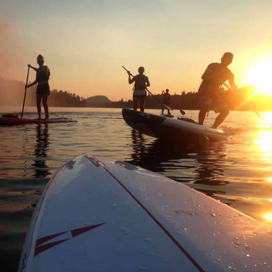 Location de paddle board au LacdesSeizeÎles Echo Aloha SUP