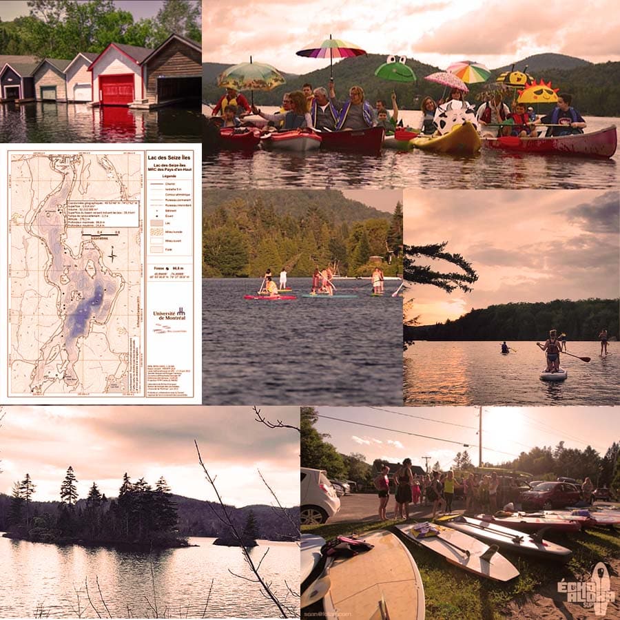 Dimanche 27 Juin 2021 La Traversée du LacdesSeizeÎles Echo Aloha SUP