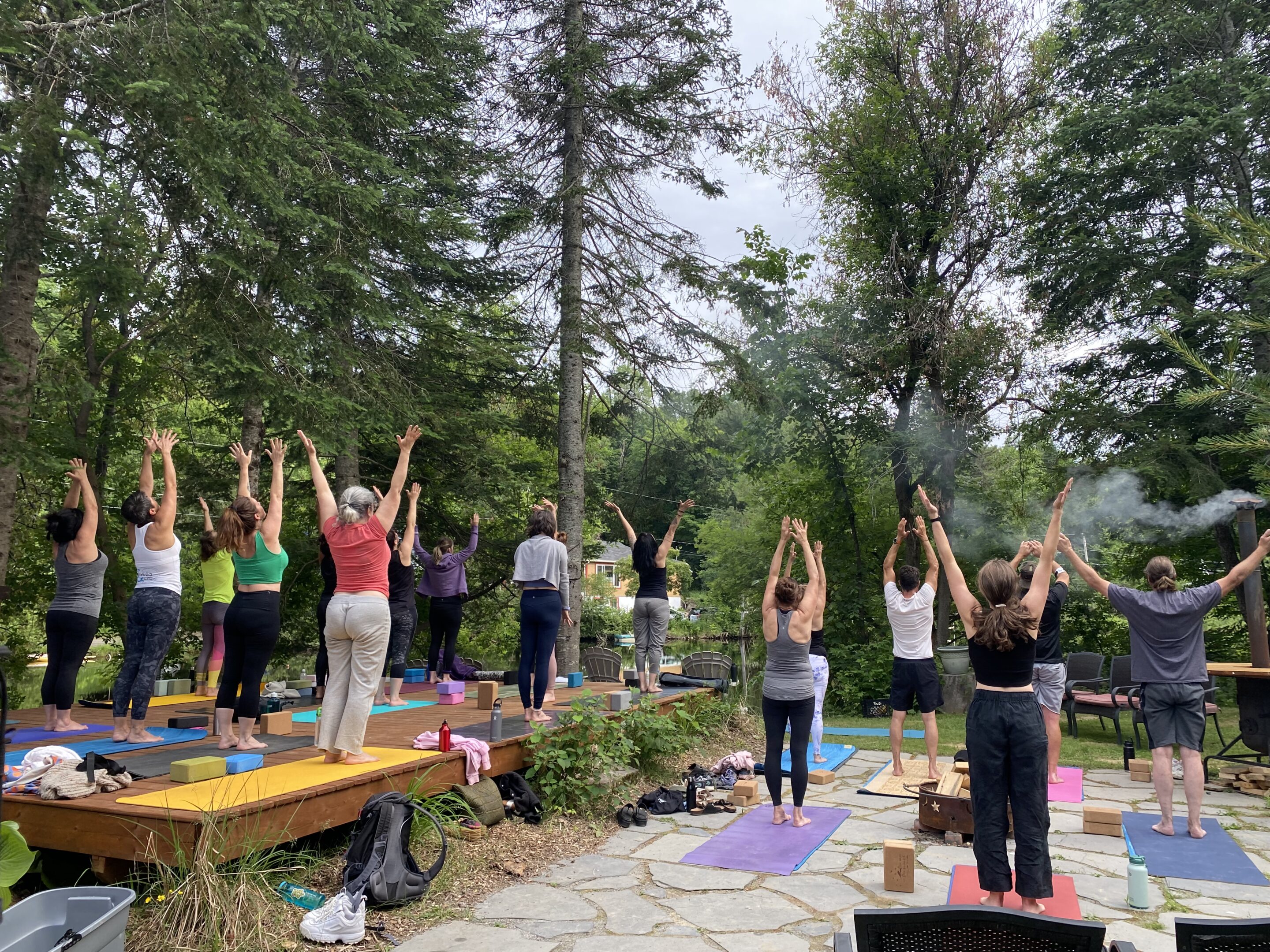 yoga plateforme