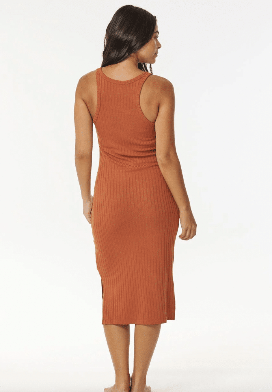 Robe Premium Rib Racer Dress Rip curl Orange rust – Image 3